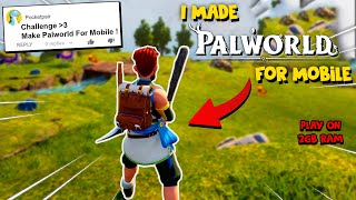 I Made Palworld Game For Mobile 😱  Hindi Devlog [upl. by Yaned]