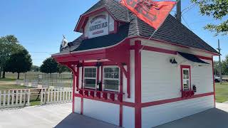 Historical Ticket Building Relocated and Refurbished at the Sandwich Fair [upl. by Oriaj877]