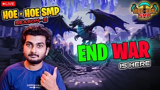 END WAR  😃  Hoe Hoe SMP  Minecraft LIVE 🔴 [upl. by Linzy625]