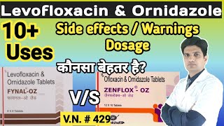 Levofloxacin and Ornidazole tablets  Fynal oz  Loxof oz tzblet uses in hindi [upl. by Keriann]