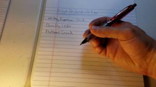 Pilot Dr Grip Mechanical Pencil Review [upl. by Aihsit]