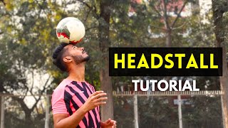 Balance Football on Head in 3 Easy Steps Headstall Tutorial [upl. by Ginder]