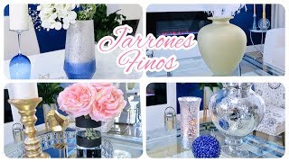 COMO HACER JARRONES ELEGANTES  4 DIY FLOREROS BONITOS  ZGALLERIE HACK diyjarrones [upl. by Anivla]