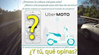 Motovlog 25 ¡UBER Moto en México [upl. by Nagram]