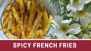 Spicy French Fries by Kitchen Skills with Shabana [upl. by Hnad322]