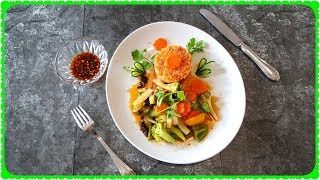 Cô Ba Saigon ★ REPAS ECONOMIQUE ★ Plat VÉGÉTARIEN Riz sauté aux légumes ★ Cơm xào rau củ CHAY [upl. by Tepper835]