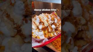 Saucy chicken fries are delicious for lunch break 🤤😋 chickenfry food [upl. by Tunk]