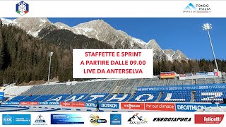 Biathlon Camp Ita e Coppa Italia Fiocchi  Staffette e Sprint  ANTERSELVA [upl. by Sennahoj]