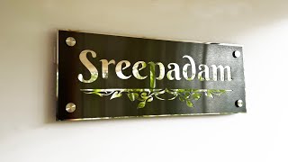 Premium Quality House Name Boards [upl. by Aicirt97]