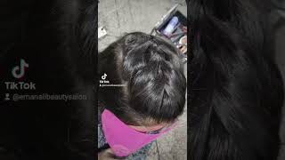 Curling hair with a straightener hair style [upl. by Kovacev]