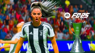 FC 25 Alisha Lehmann Last Minute Goal Celebration in UCL Women Final Juventus vs Real Madrid [upl. by Netnerb]