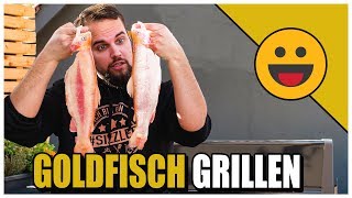 Riesigen GOLDFISCH grillen DAS hast du noch NIE gesehen [upl. by Duwe91]