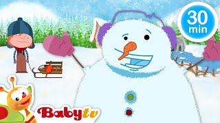 Frostiger Spaß ❄️ ⛄ WinterEpisodensammlung  Videos für Kinder BabyTVDE [upl. by Peadar]