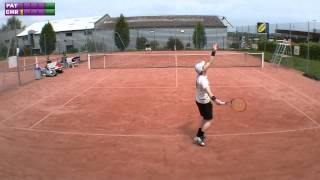 Christophe 56 vs Patrice 56  Interclubs 2014  Extrait  01062014 [upl. by Hutchins]