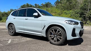 2022 BMW X3 xDrive30i M Sport StartUp and Full Vehicle Tour [upl. by Marijane]