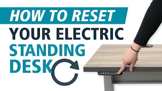 How To Reset Your Electric Standing Desk [upl. by Malita]