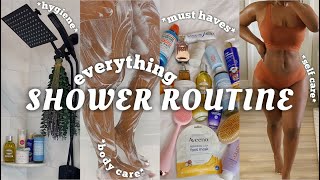 MY quotEVERYTHINGquot SHOWER ROUTINE 2023  IN DEPTH FEMININE HYGIENE amp BODYCARE PAMPER ROUTINE SELF CARE [upl. by Emawk]