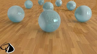 C4D  Tutoriel  Une texture de glace [upl. by Risa]