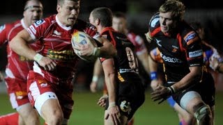 Newport Gwent Dragons v Scarlets Full Match Report 20th Sept 2013 [upl. by Ayidah]