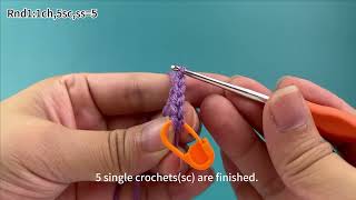 Starfish 1：How to crochet the Starfishs body ？1 [upl. by Edda]