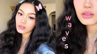 MERMAID WAVES HAIR TUTORIAL 🦋 [upl. by Duarte131]