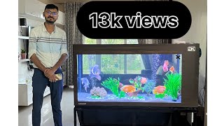 New aquarium installation and ￼ decoration 5ft aquarium imported ￼Fish Aquarium ￼ [upl. by Lrac114]