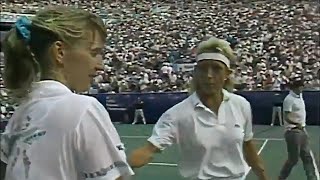 Steffi Graf vs Martina Navratilova 1989 US Open Final Highlights [upl. by Anailuj435]