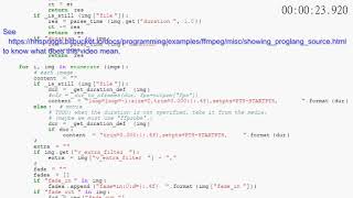 show source code as video by using pygmentize and ffmpeg 2  highlight no lineno [upl. by Amador]