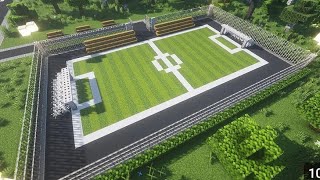 FOOTBALL FIELD IN MINECRAFT TUTORIAL DKSHORTS5123 [upl. by Trovillion]