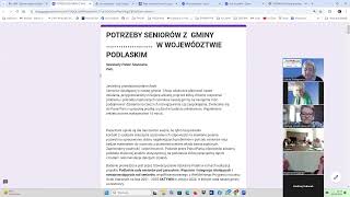 Jak wypełniać ankietę BADANIE POTTRRZEB SENIORÓ W GMINACH  XXI Forum Podlaskich Rad Seniorów [upl. by Tolecnal]