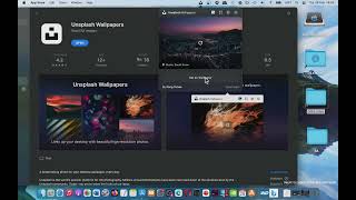 Unsplash Wallpapers Mac App Store Basic Overview [upl. by Ran]