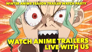 Winter Anime Season Trailer LIVE Watch Party [upl. by Lellih]