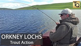 Fly Fishing for Trout in Scotland  Orkney Lochs [upl. by Bohrer]