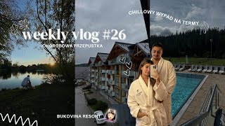 chorobowa przepustka jesienne spacerki przegląd SINSAY i chillowy wypad na termy  WEEKLY VLOG 26 [upl. by Selle]