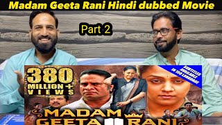 Madam Geeta Rani Raatchasi Part 2 Hindi Dubbed Full Movie  Jyothika Hareesh Peradi [upl. by Yenolem]