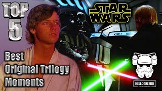 Top 5 Best Star Wars Original Trilogy Moments [upl. by Maffa]