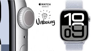 Apple Watch Series 10 Unboxing  Aluminium Silver [upl. by Eeladnerb]