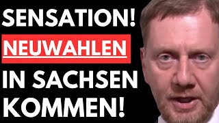 🚨SENSATION NEUWAHLEN IN SACHSEN KRETSCHMER AM ENDE🚨 [upl. by Doley]