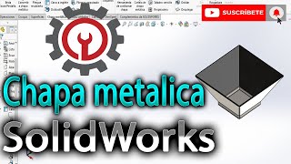 PRINCIPIANTES Curso básico de SolidWorks Chapa Metálica  Curso online diseño 3D [upl. by Elatan]