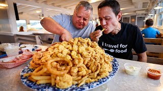 284 Fisherman’s Platter KING OF FRIED SEAFOOD in New England [upl. by Zehcnas744]