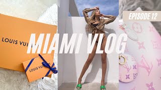 WEEKLY VLOG Miami  EP12 NEW LOUIS VUITTON BAG amp ROOFTOP PHOTOSHOOT FOR TOSH SWIMWEAR [upl. by Eneroc109]