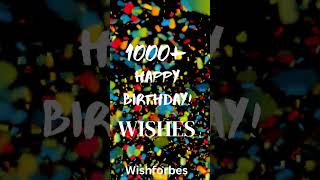 1000 Happy Birthday Wishes  Birthday wishes in Hindi  Wishforbes bestwishes [upl. by Ahsitniuq]