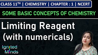 Class 11th Chemistry  Limiting Reagent with numericals  Ch 1  Some Basic Concepts of Chemistry [upl. by Margarida]