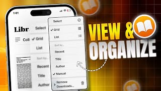 How to View amp Organize Your Library on Apple Books  Quick Guide to the iPhone Books App [upl. by Sutit]