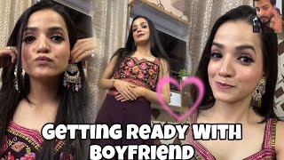 Getting Ready With Boyfriend ❤  Long Distance Love  Lagdi Hai Thai 😍  Shubnandu [upl. by Billy]