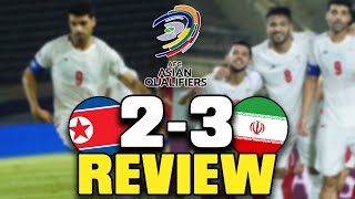 DPR Korea vs Iran FIFA World Cup 2026 Asian Qualifiers  Match Review amp Reaction [upl. by Beebe]