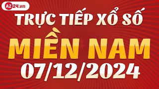 XSMN 7122024  Trực Tiếp Xổ Số Miền Nam Hôm Nay Thứ 7  SXMN ngày 7 tháng 12  KQ XS Miền Nam [upl. by Alroi]