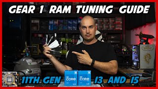 Intel 11th Gen Gear 1 Memory tuning Guide for BDie Rev E and CJR 11600K [upl. by Clance]