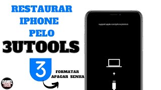 Como restaurar o Iphone pelo 3utools  Formatar apagar Senha [upl. by Schluter]