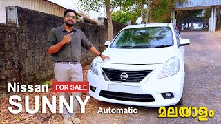 Nissan Sunny Automatic for Sale in Malayalam  Used Cars Review  4K  Car Master [upl. by Kristofor]